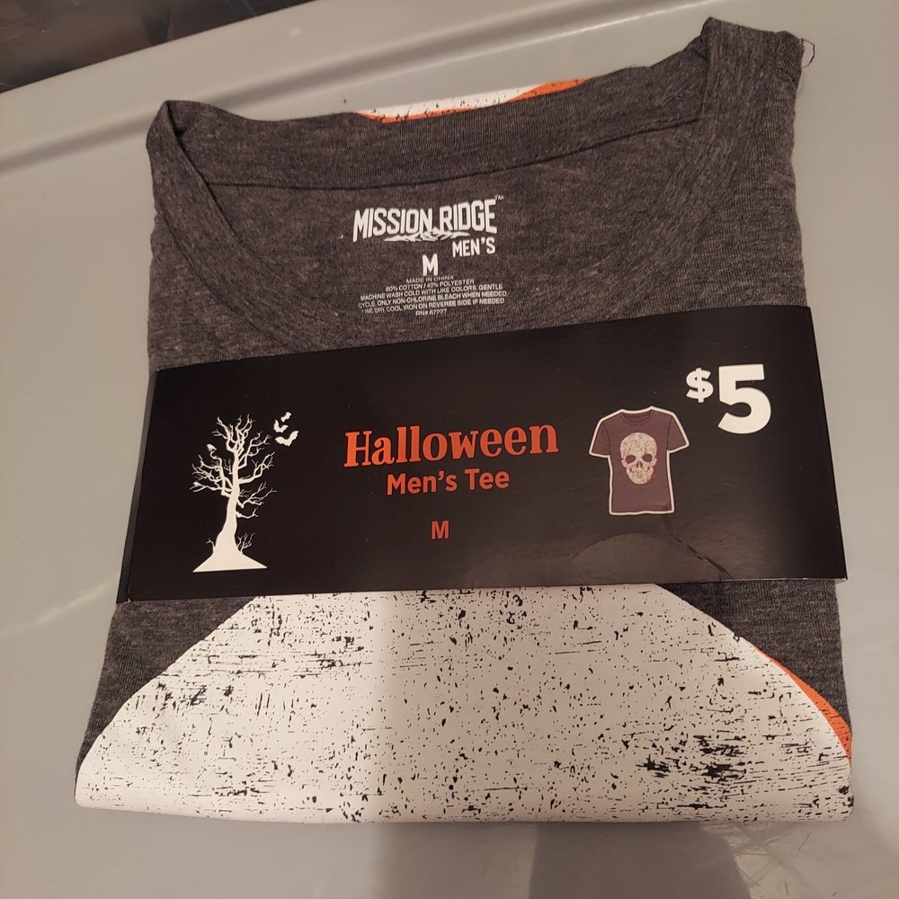Gray Halloween Men's Tee